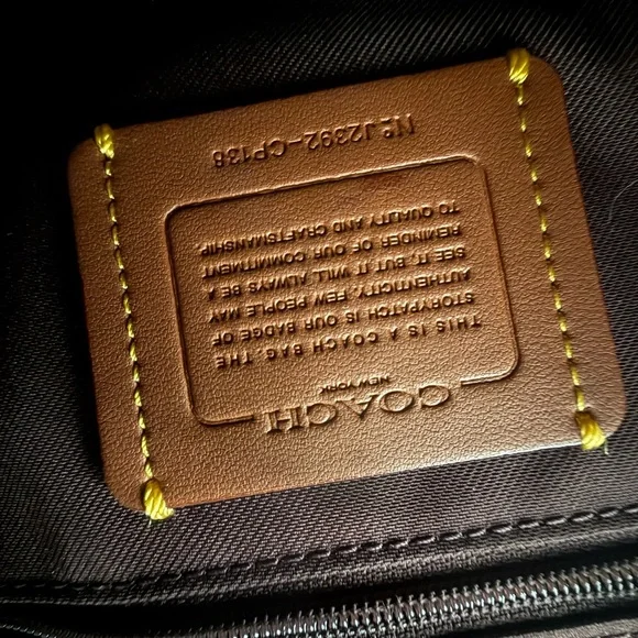 Coach Black Croc-Embossed Cassie 19 Bag - Picture 6 of 6